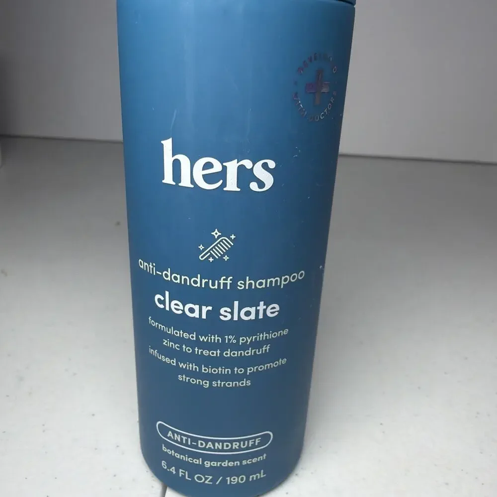Hers Anti-dandruff Shampoo Clear Slate 6.4 oz Botanical Garden Scent